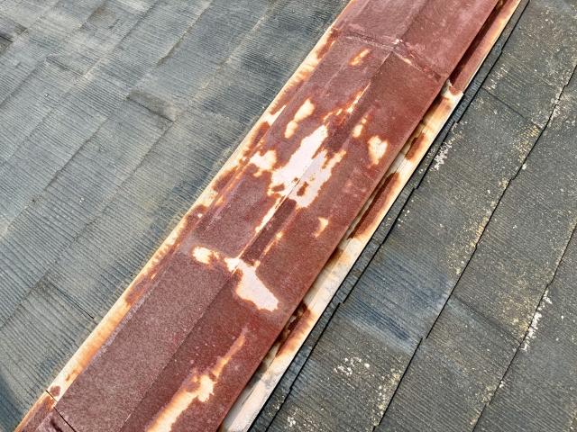 棟板金の交換工事